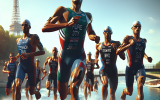 Olympic mixed relay triathlon proceeds in Seine River despite athletes falling ill