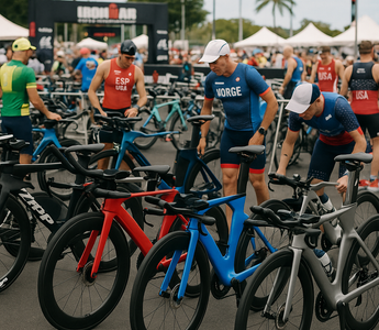 Triathlon Bikes at 2025 Ironman World Championship Nice