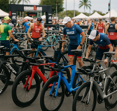 Triathlon Bikes at 2025 Ironman World Championship Nice