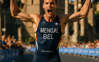 Belgian Arnaud Mengal Claims His First World Triathlon Cup Victory in Rome