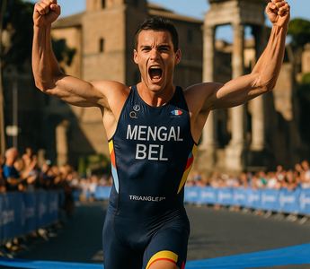 Belgian Arnaud Mengal Claims His First World Triathlon Cup Victory in Rome