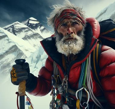 Former Royal Marine scales Mount Everest to complete the 'world's longest triathlon'