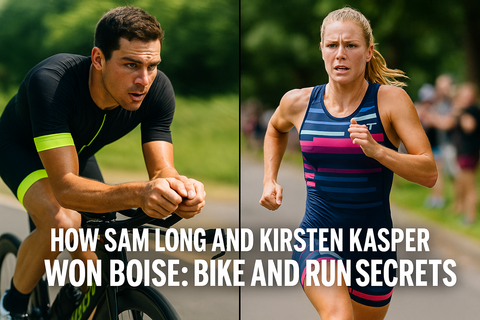 Sam Long Dominates the Bike and Kirsten Kasper Storms Back on the Run to Claim Ironman 70.3 Boise Wins