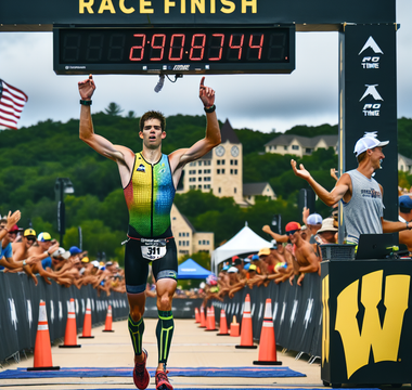 Pinho Climbs to the Top in Final Half Iron Triathlon