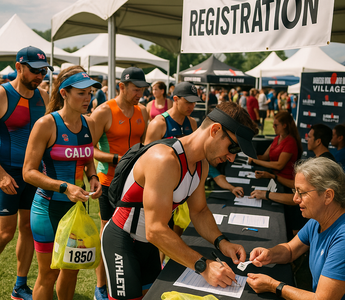 Ironman triathlon athletes are gearing up for this weekend at Ironman village check in