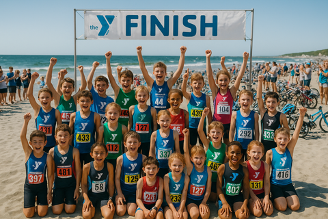 Ocean Community YMCA celebrates largest Race4Chase team yet at Newport triathlon