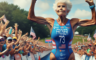 73-Year-Old Dorothy Erlanger Completes Olympic National Championship Triathlon After Just Four Months of Training