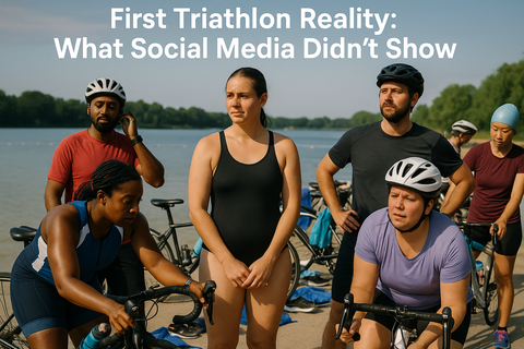 I raced my first triathlon and it was nothing like social media made me think