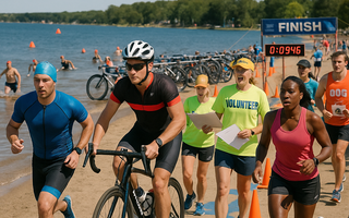Athletes and volunteers keep Detroit Lakes' Young Life Triathlon thriving