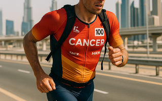 UAE: Dubai-based athlete embarks on extreme 10,000km triathlon in 100 days for cancer ahead of T100 finale | World News
