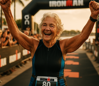 This 80-year-old breaks an Ironman triathlon record