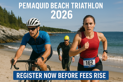 Pemaquid Beach Triathlon Announces Registration Fee Increase, Free Clinic