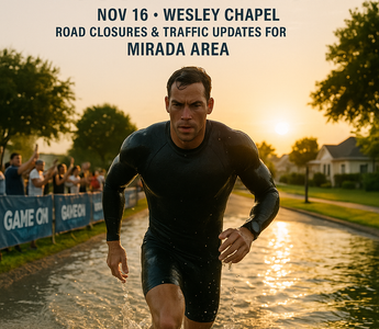 Wesley Chapel: Triathlon to Bring Road Closures and Crowds to Mirada Area Tomorrow Morning