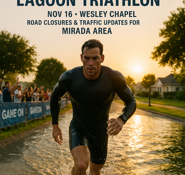 Wesley Chapel: Triathlon to Bring Road Closures and Crowds to Mirada Area Tomorrow Morning