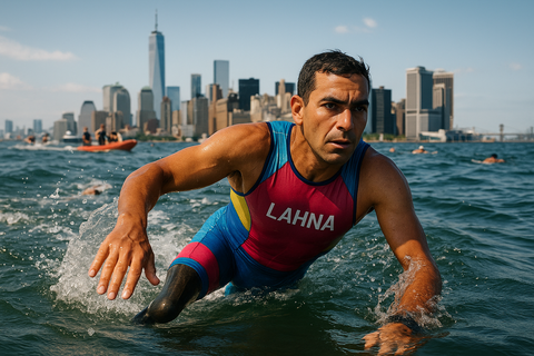 "Tested Every Part of Me": Mohamed Lahna on His Epic Coast-to-Coast Triathlon Adventure