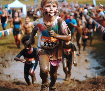 Mud run held in lieu of youth triathlon