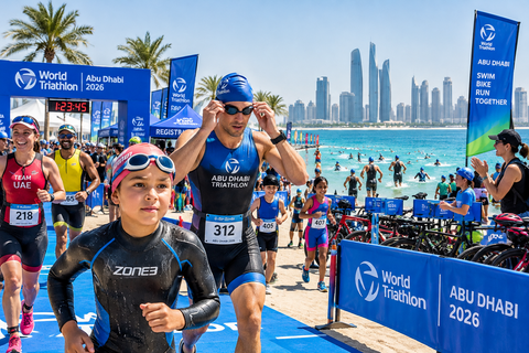 The Abu Dhabi World Triathlon Championship launches community races and a junior program