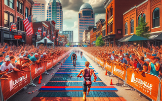 Athletes race through the streets, river for Louisville's IRONMAN competition