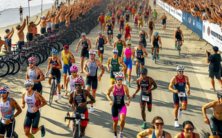 Thousands flock to Orange County for world’s longest running triathlon