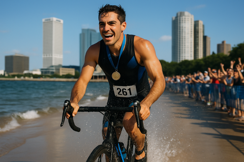 Hartford man wins national triathlon championship in his first-ever try