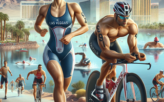 Taylor Knibb & Sam Long Headline Inaugural Lake Las Vegas T100 Triathlon - Cycling West