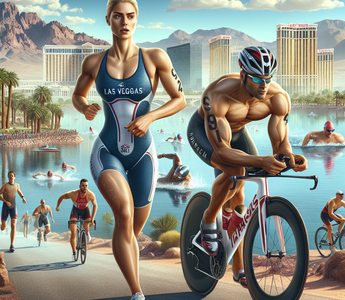 Taylor Knibb & Sam Long Headline Inaugural Lake Las Vegas T100 Triathlon - Cycling West