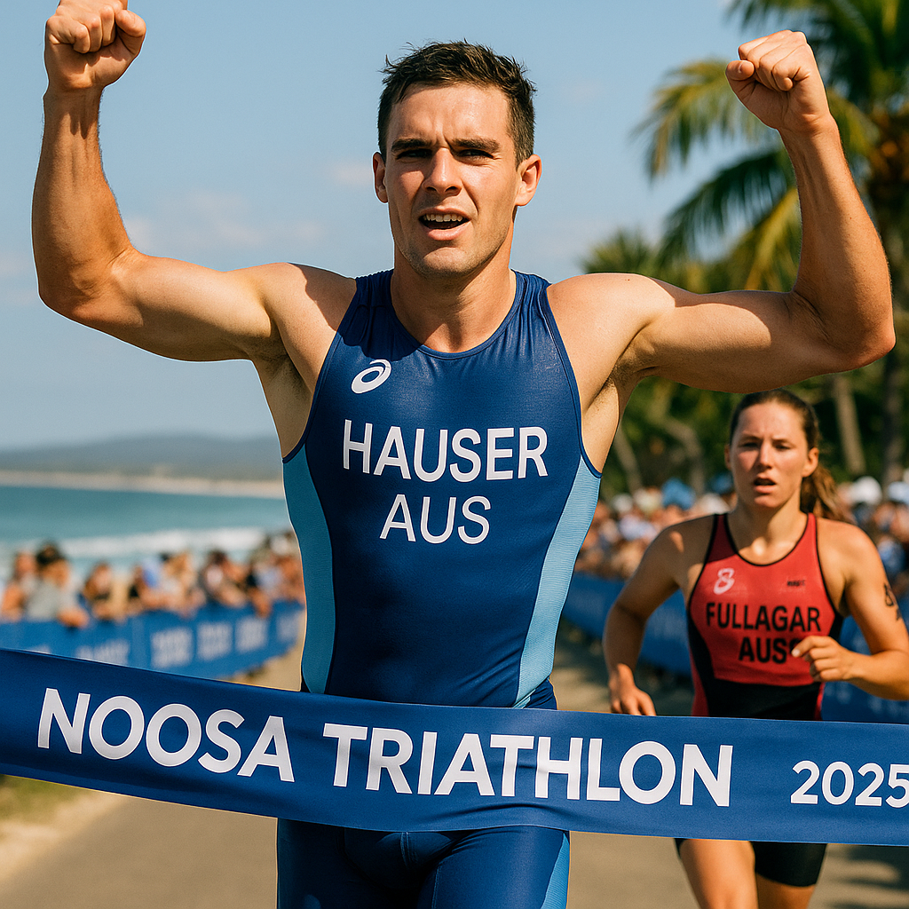 Noosa Triathlon 2025: Matt Hauser Triumphs and Jessica Fullagar Makes ...