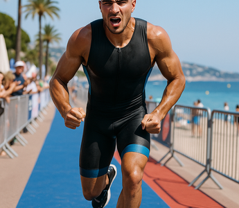Tommy Fury completes World Championship level triathlon including sprint finish