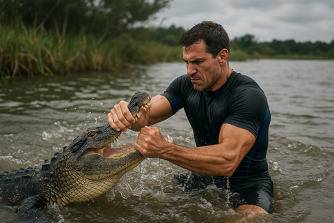 Triathlon coach fights off alligator attack during Ironman practice swim