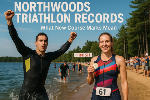 Men's, women's records broken at 23rd annual Northwoods Triathlon