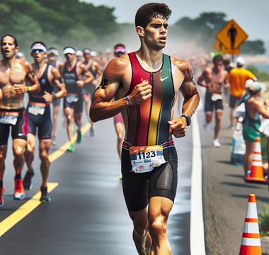 Triathlon continues on LI despite extreme heat