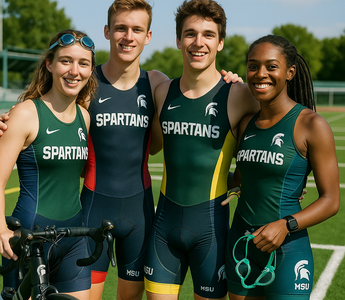 Michigan State club triathlon team makes rise in national prominence