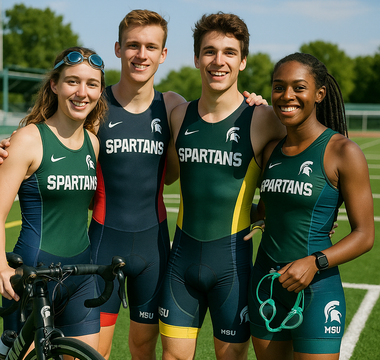 Michigan State club triathlon team makes rise in national prominence