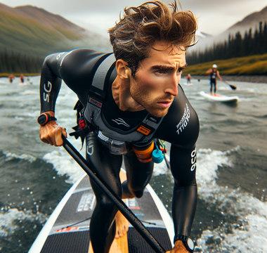 Juneau man tackles Chilkat Triathlon on standup paddleboard