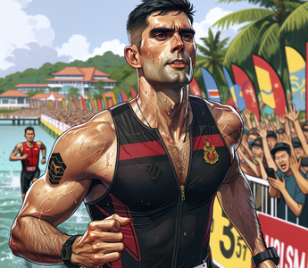 Bengaluru-based Indian army officer completes IRONMAN 140.6 Triathlon