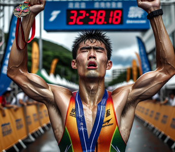 Groshelle takes first in Calamity Triathlon
