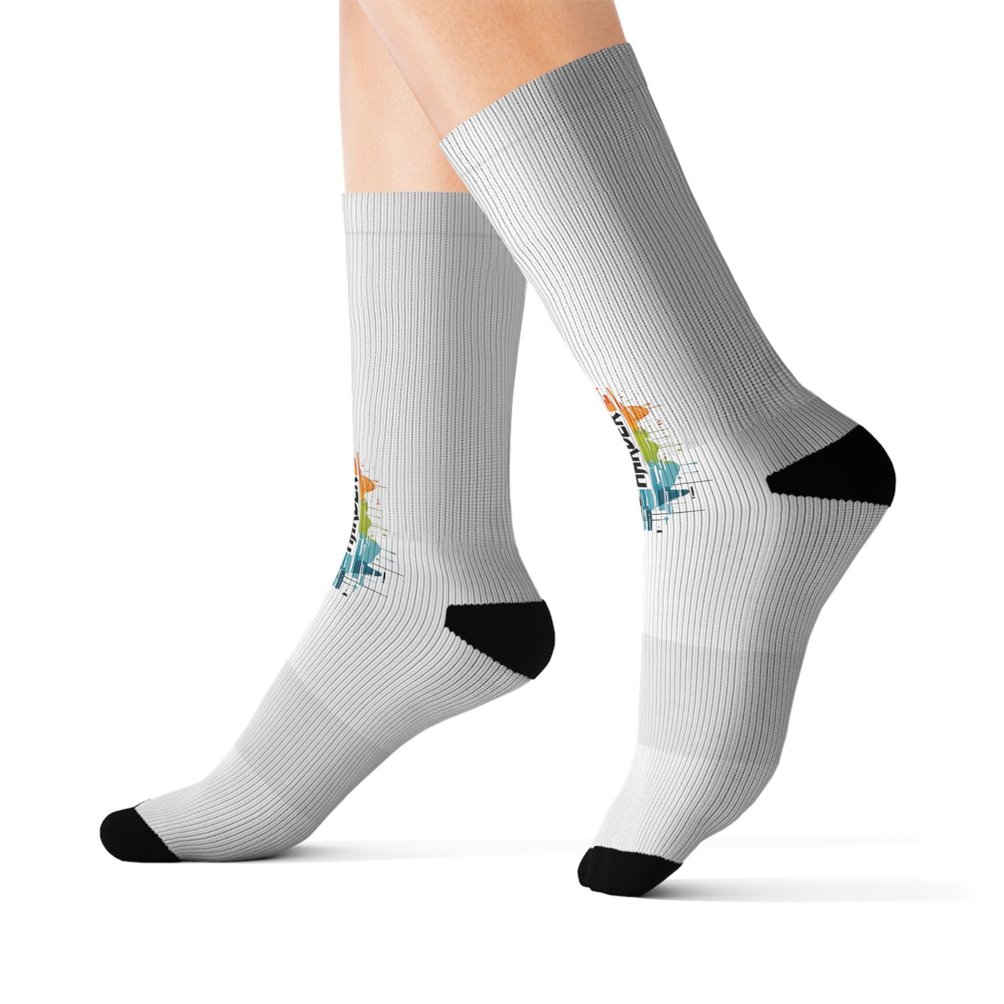 Colorful Sublimation Socks for Vibrant Everyday Wear