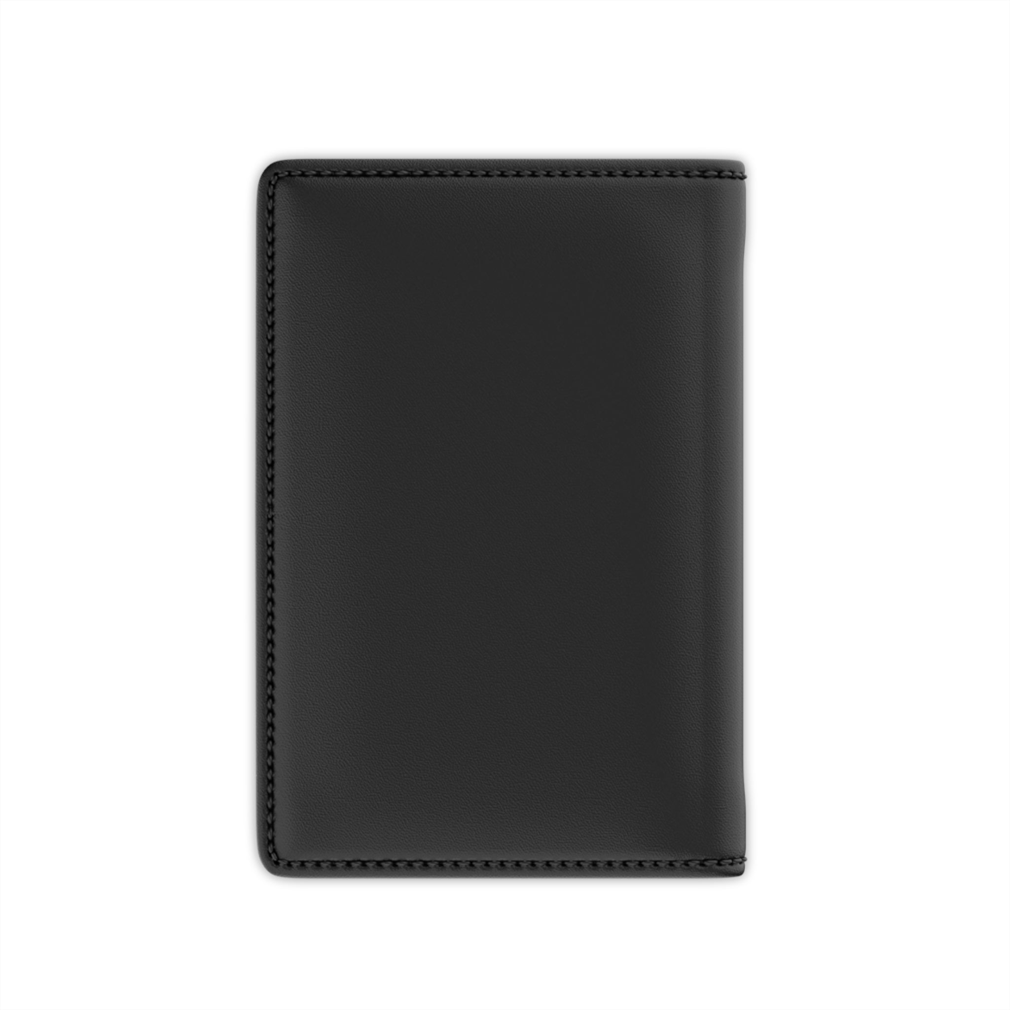 Stylish Black PU Faux Leather Passport Cover with RFID Blocking – Compatible with U.S. and International Passports