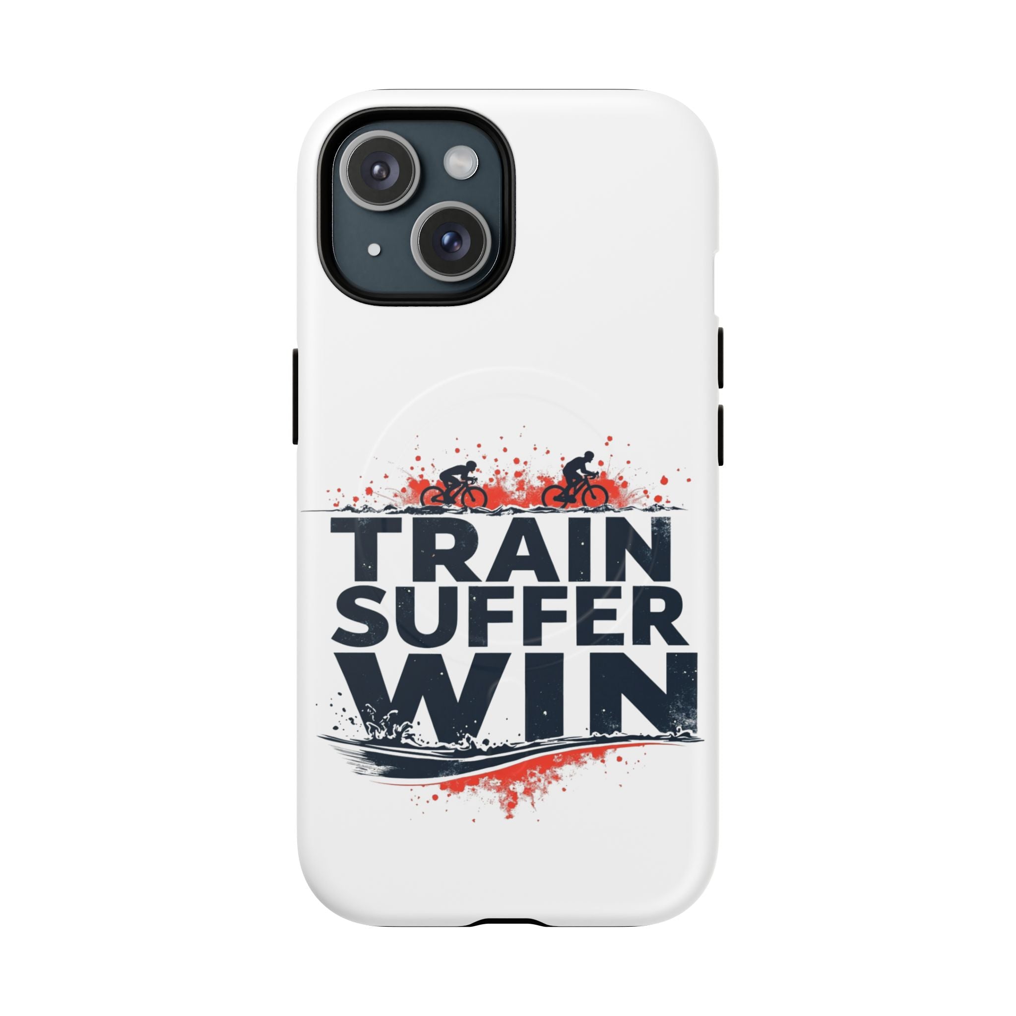 Phone Case — "Train Suffer Win" Cycling Tough Magnetic Protective Case