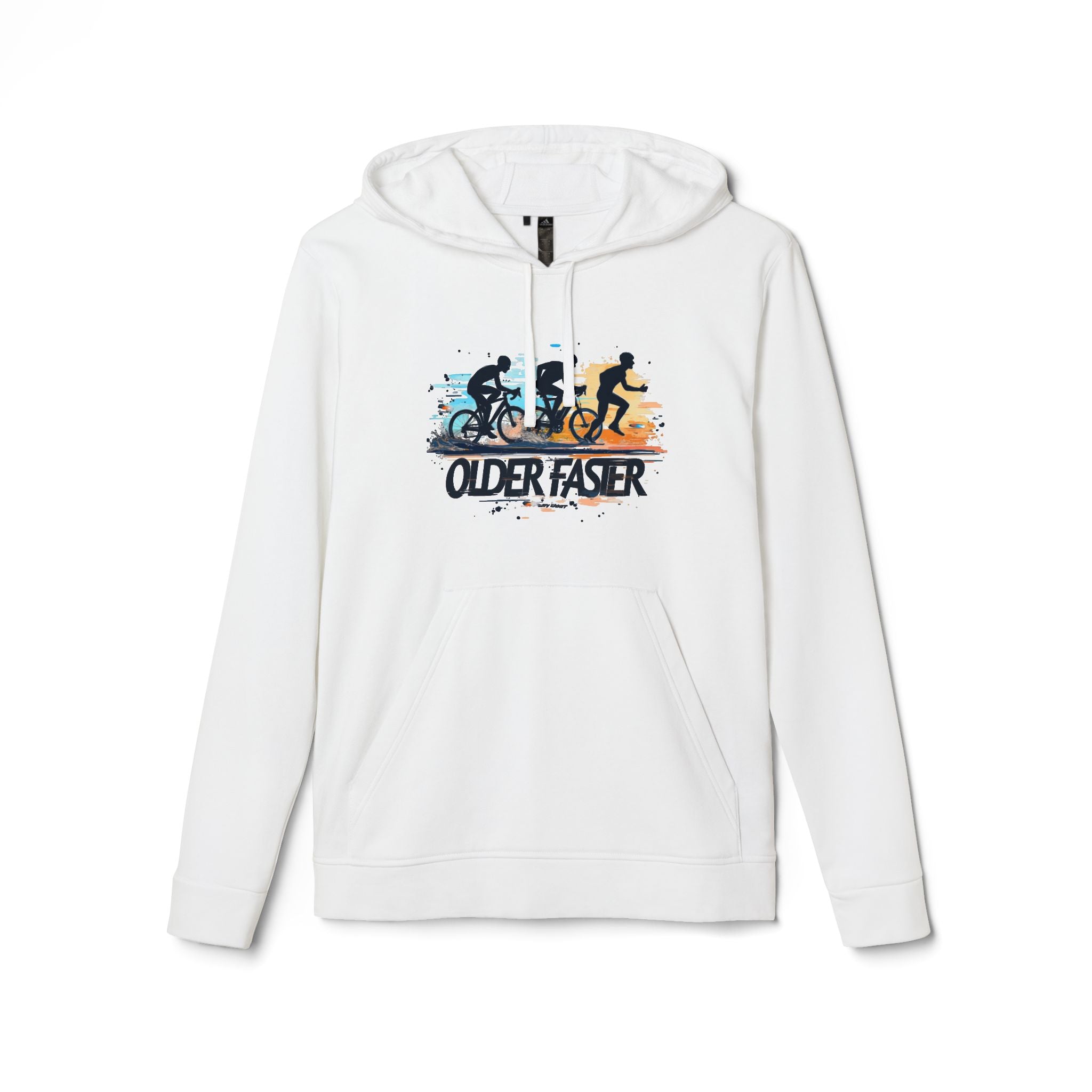 Older, Faster Running Hoodie – Retro Silhouette Jogger Sweatshirt