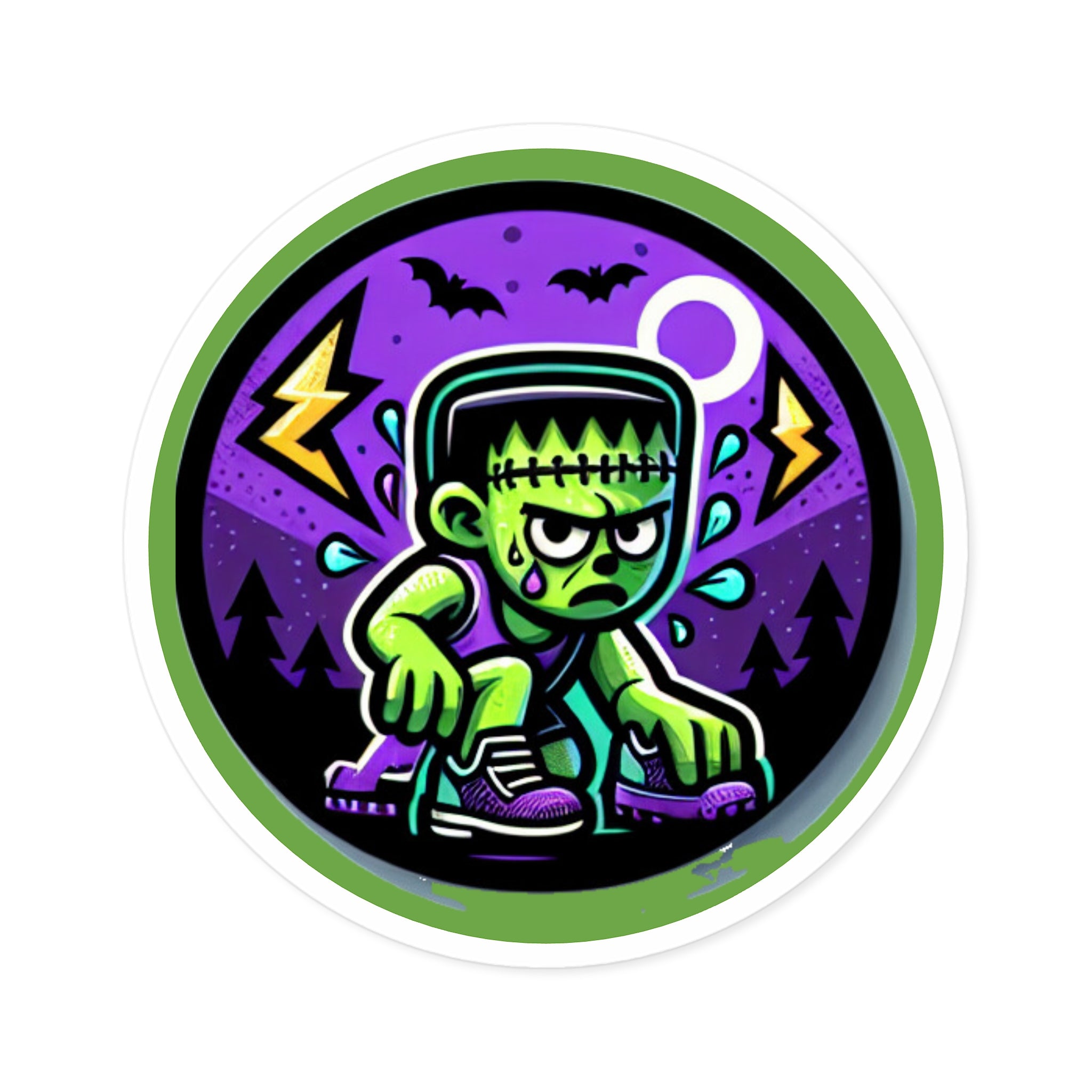 Water-Resistant Frankenstein Stickers for Triathlon Gear – Durable and High-Quality Designs to Personalize Your Equipment