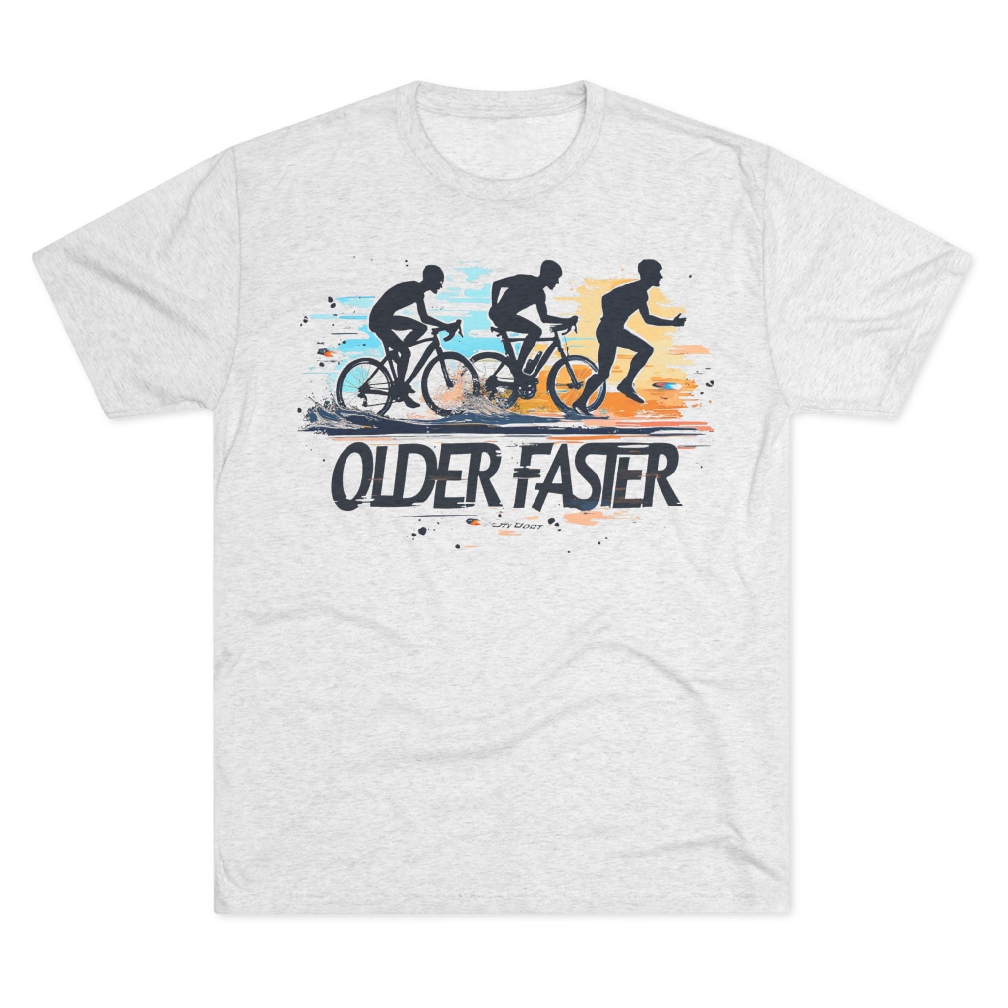 Bicycle Enthusiast Crew Tee - "Older Faster"