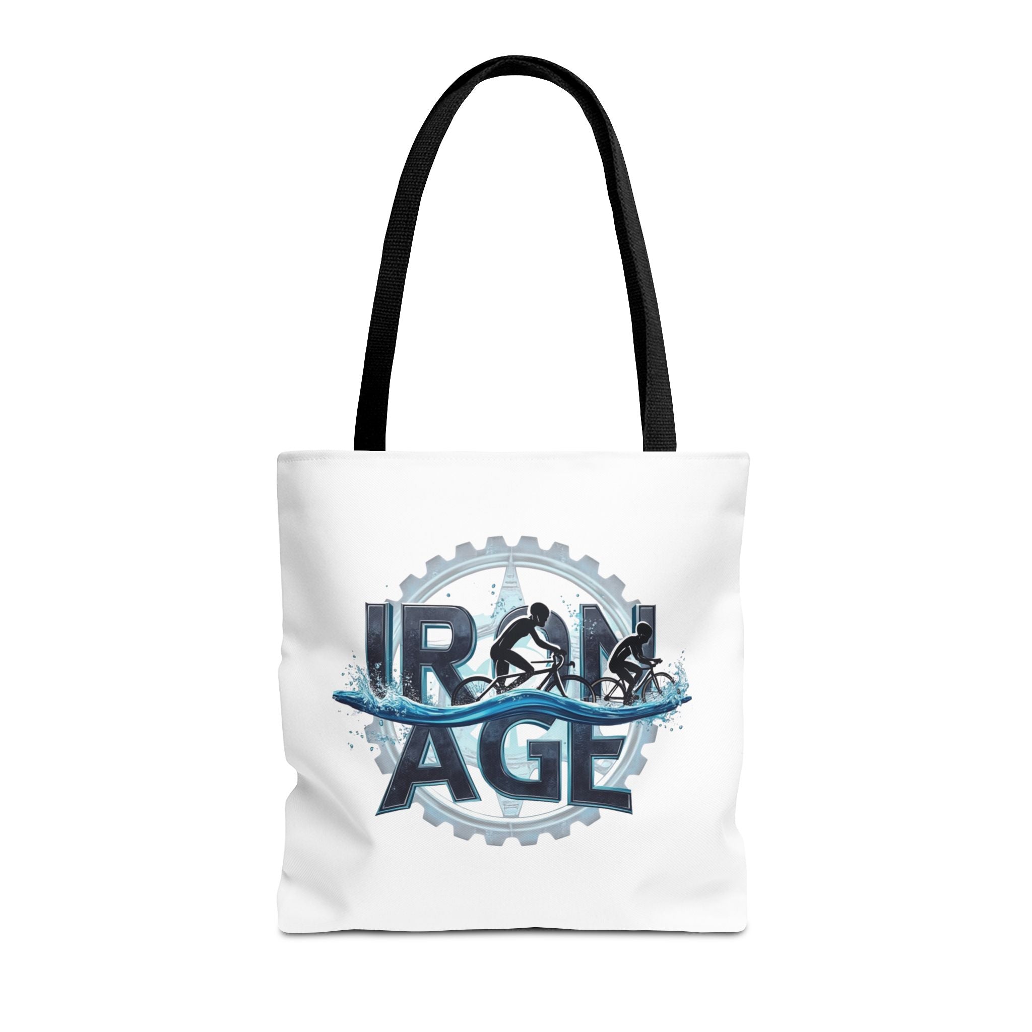 Cycling Tote Bag for Post-Ride Essentials - Durable Polyester with Retro Design