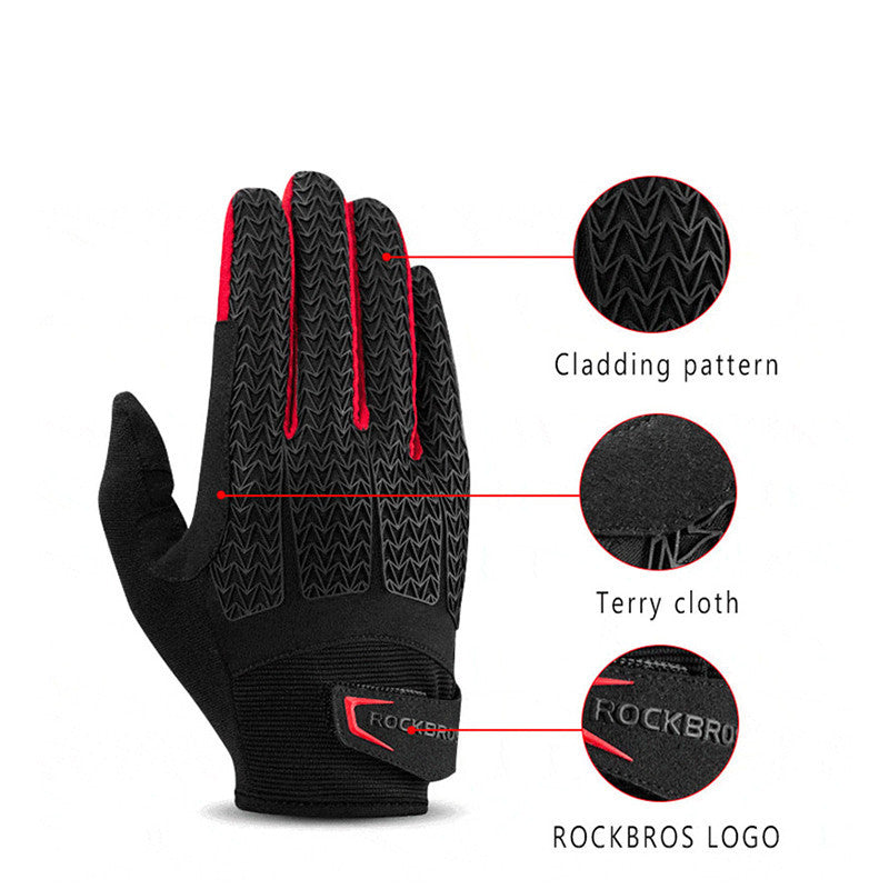 Premium Cycling Gloves with Touch Screen Design & Gel Padding for Triathletes – Enhanced Grip, Comfort & Durability for Long Rides