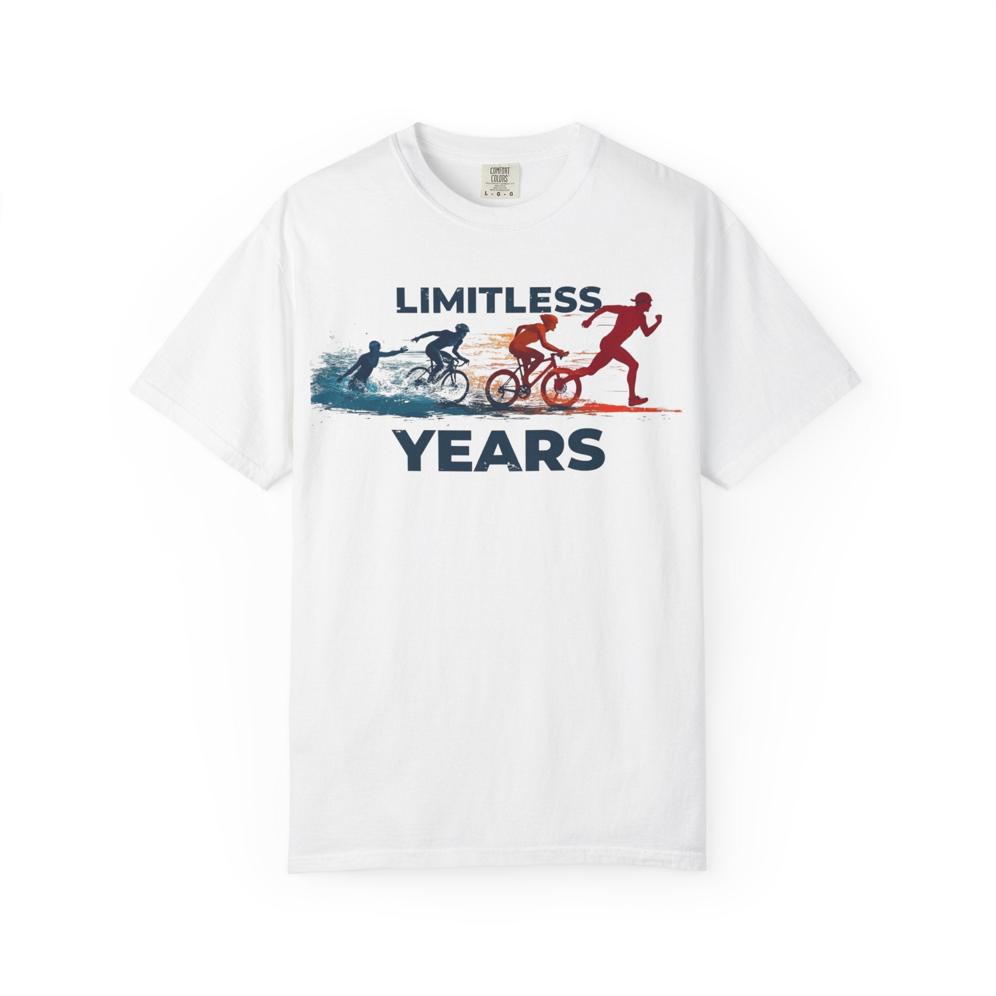 Limitless Years Unisex Garment-Dyed T-Shirt – Active Lifestyle Tee, Sports Apparel, Fitness Gift, Inspirational Shirt, Outdoor Clothing