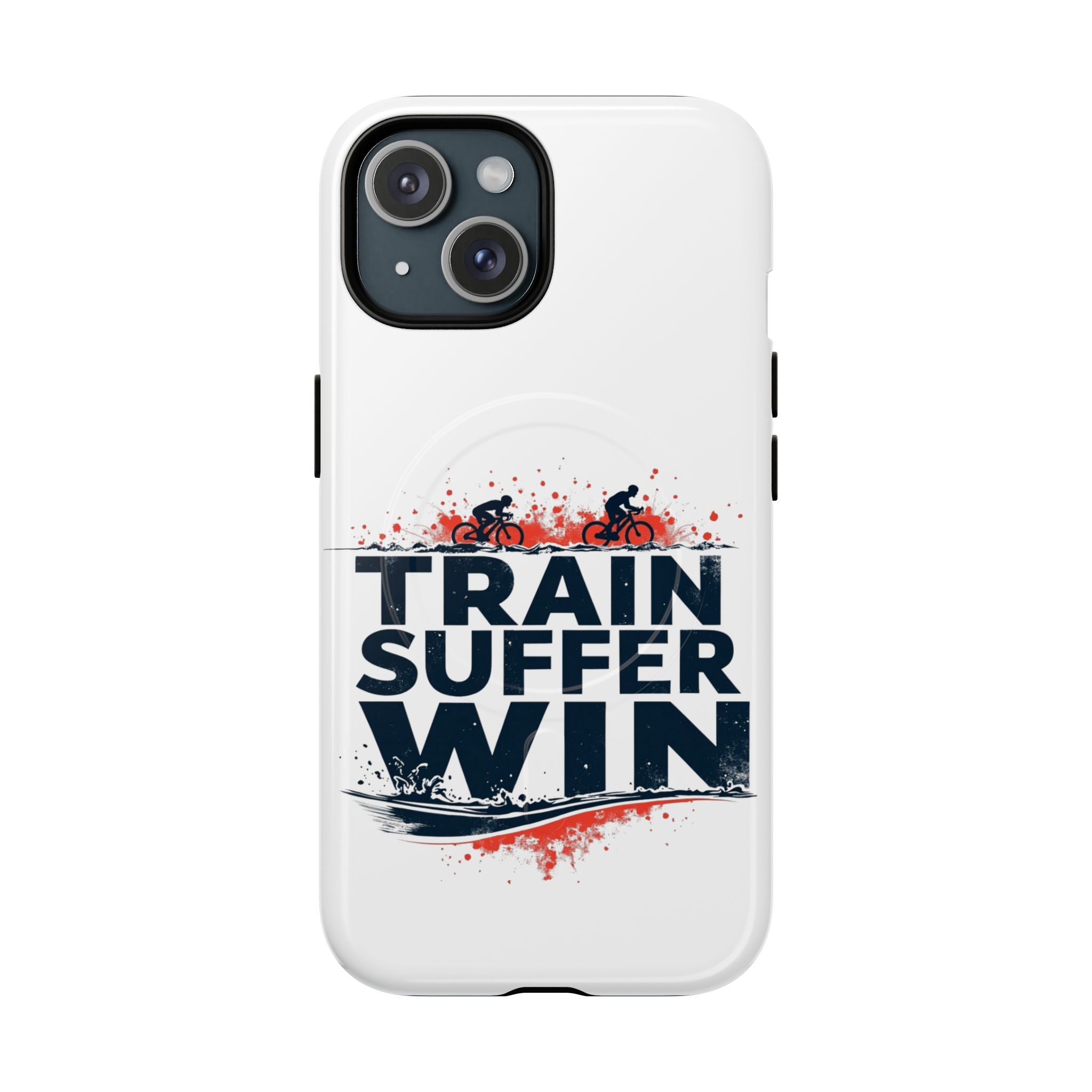 Phone Case — "Train Suffer Win" Cycling Tough Magnetic Protective Case