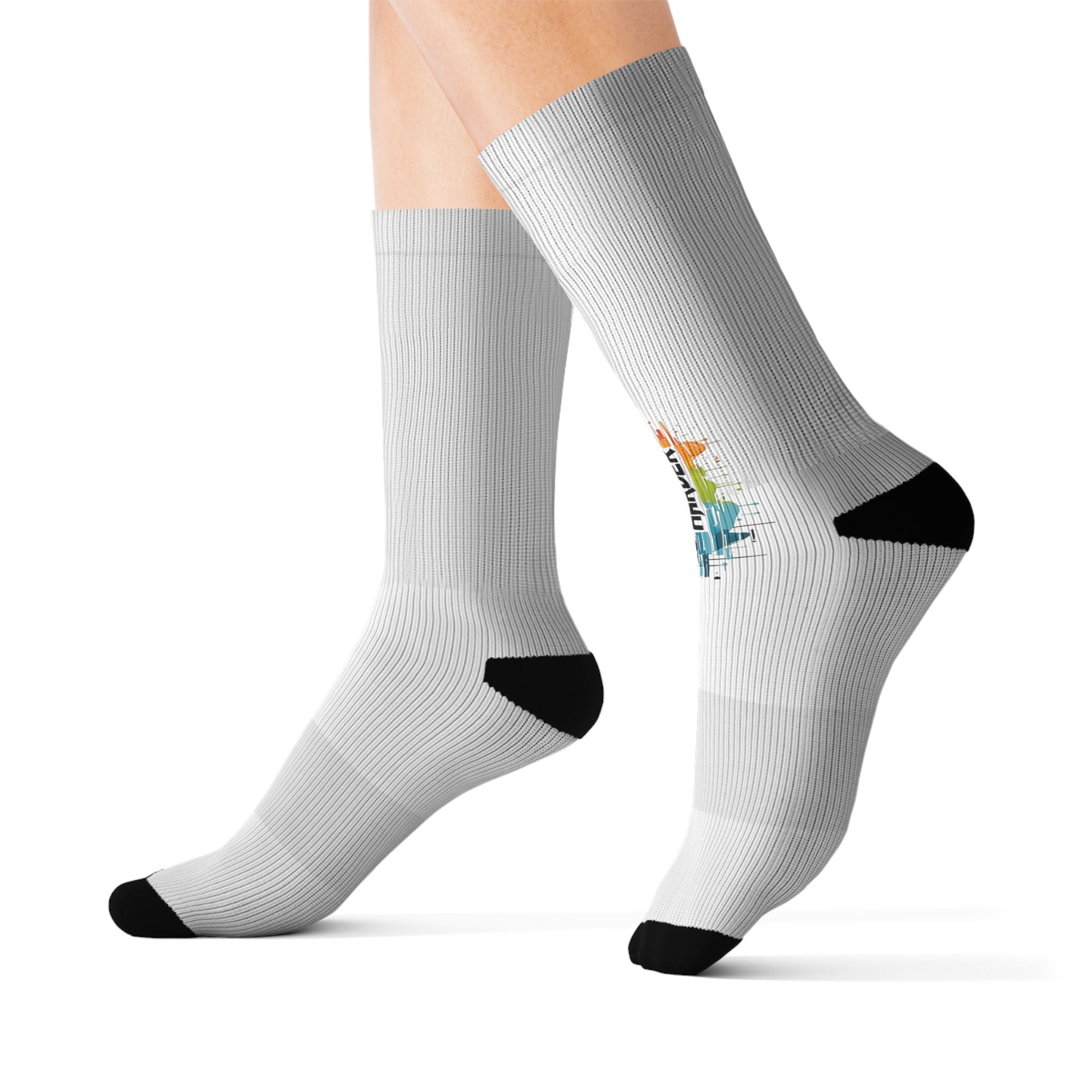 Colorful Sublimation Socks for Vibrant Everyday Wear
