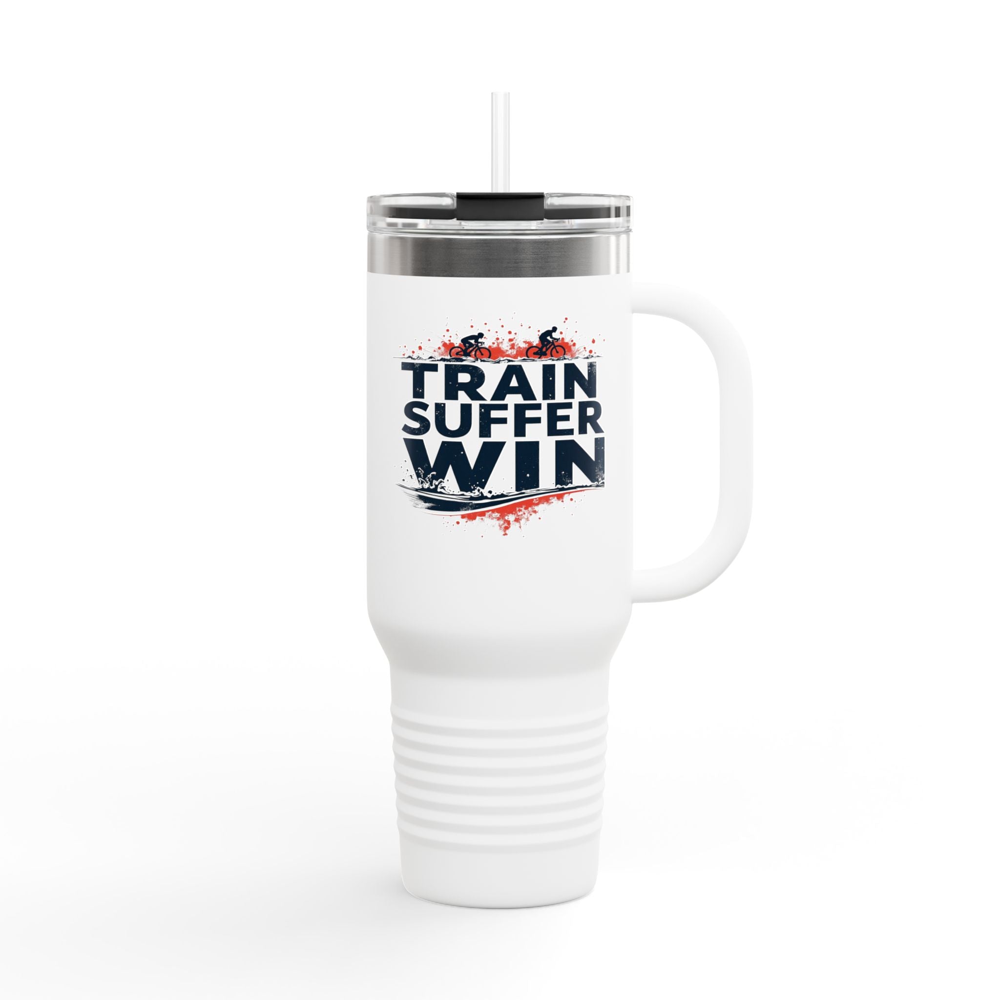 Train Suffer Win 40oz Insulated Travel Mug