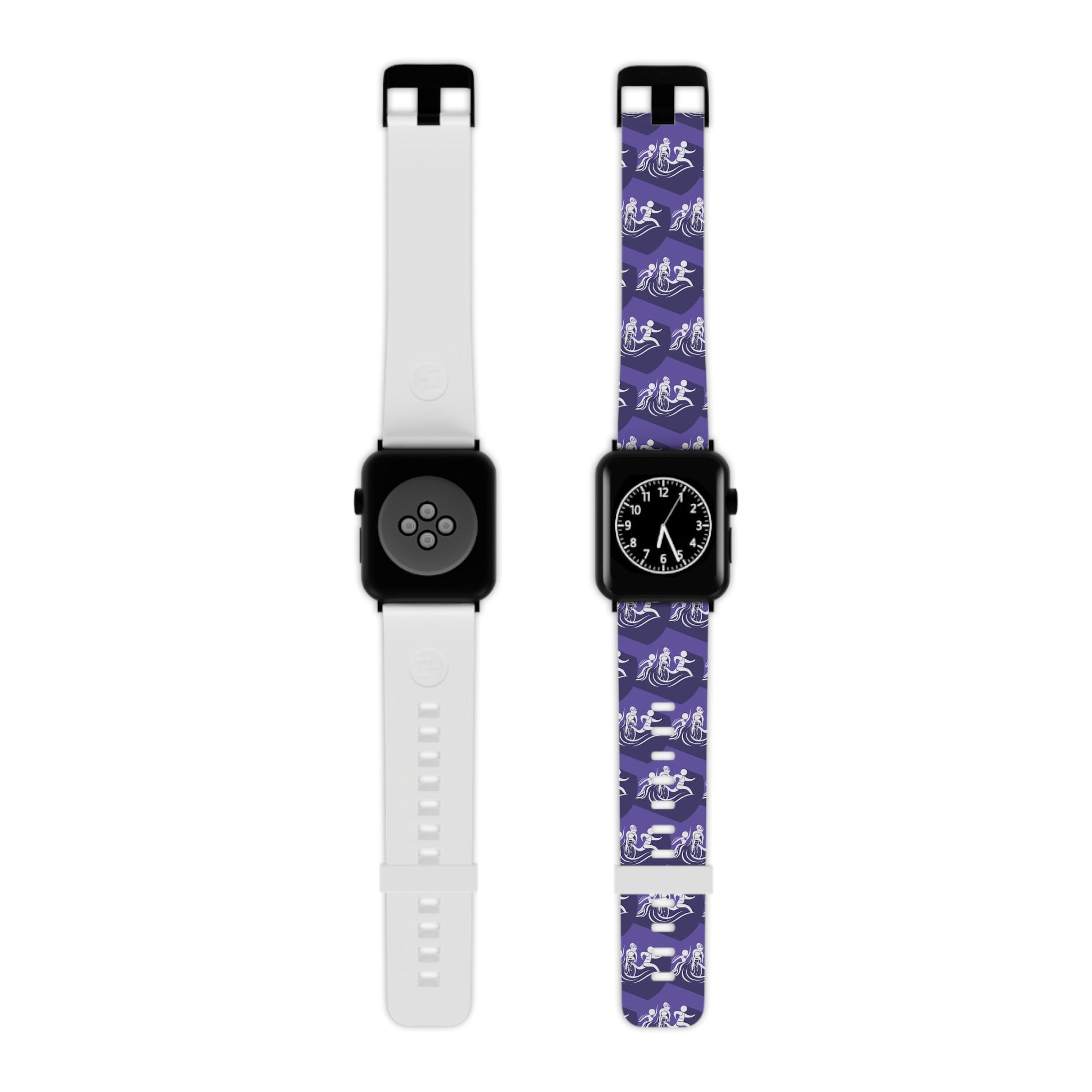 Correa de reloj para Apple Watch Triathlon Glory Trifecta: nadar, andar en bicicleta, correr 