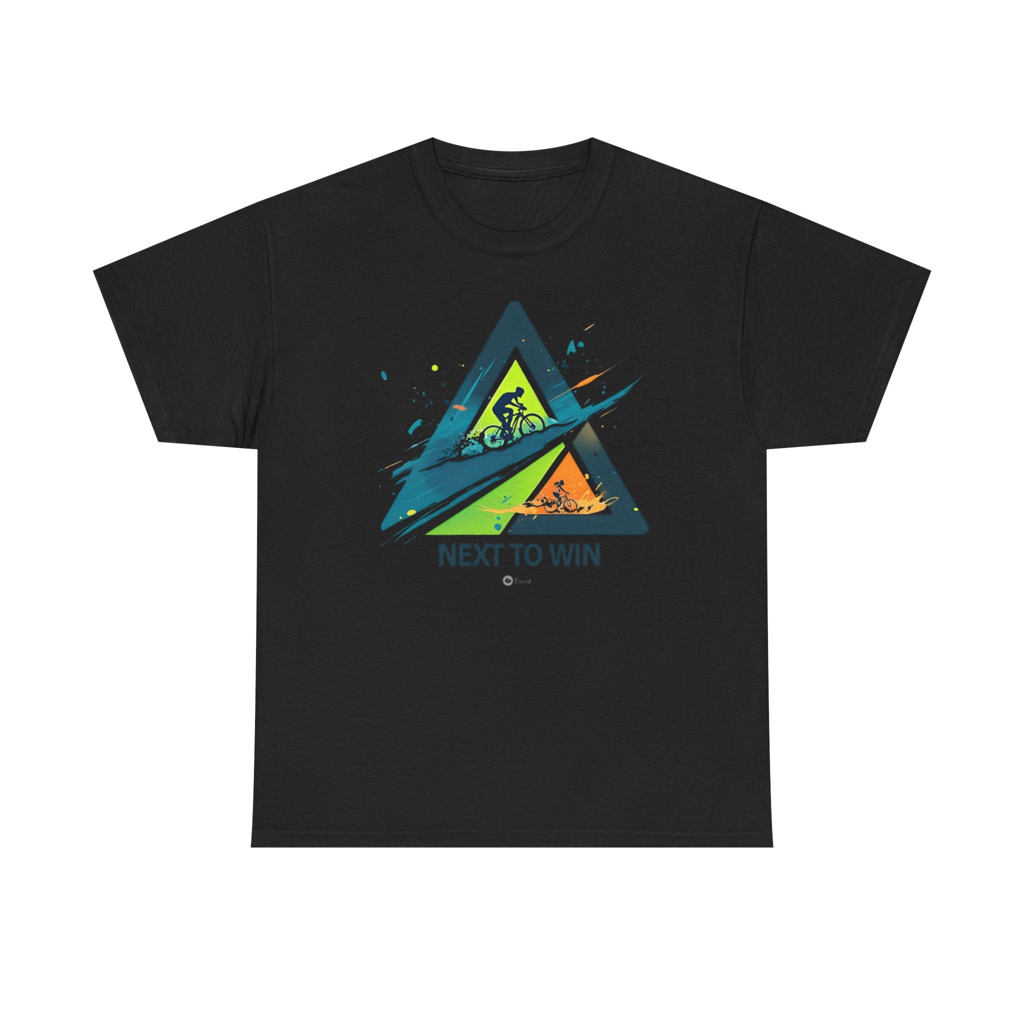 Unisex Heavy Cotton Tee for Triathletes - Adventure Shirt & Gift, Motivational Casual Wear for Outdoor Activities, Durable Seamless Design with Comfort and Style